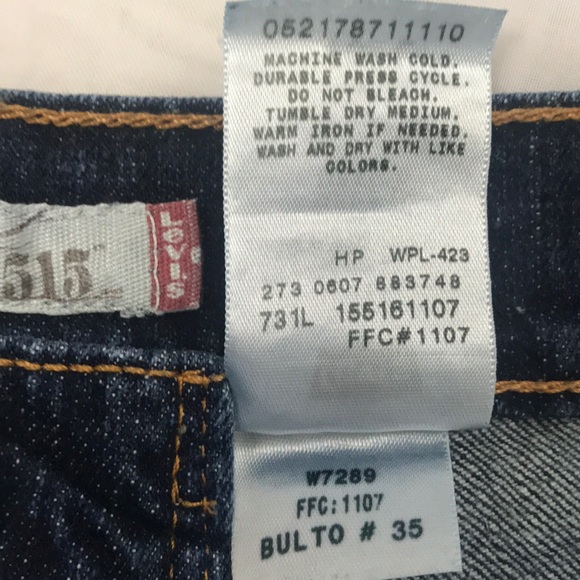 Levi’s 515 distressed edge cutoffs Size 10 - Picture 6 of 6